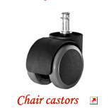 Chair castors
