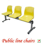 Public line chairs