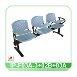 Public line chair IP-F03A-3+02B+03A