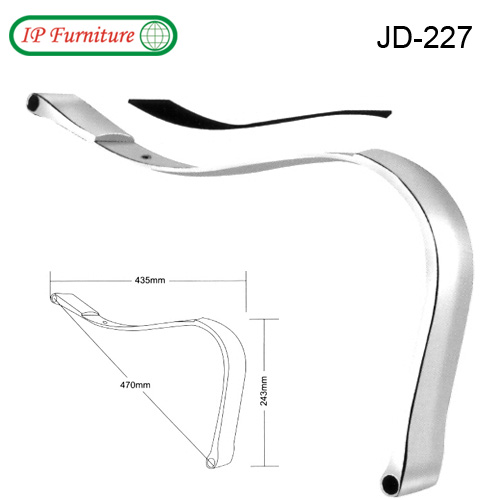 Aluminium chair armrest JD-227